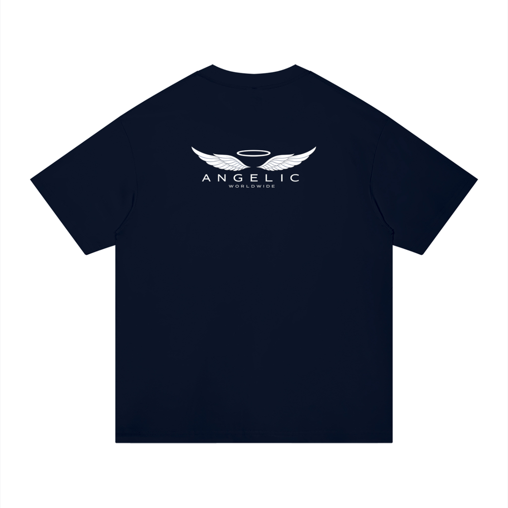 ANGELIC Worldwide Tee – Clean White