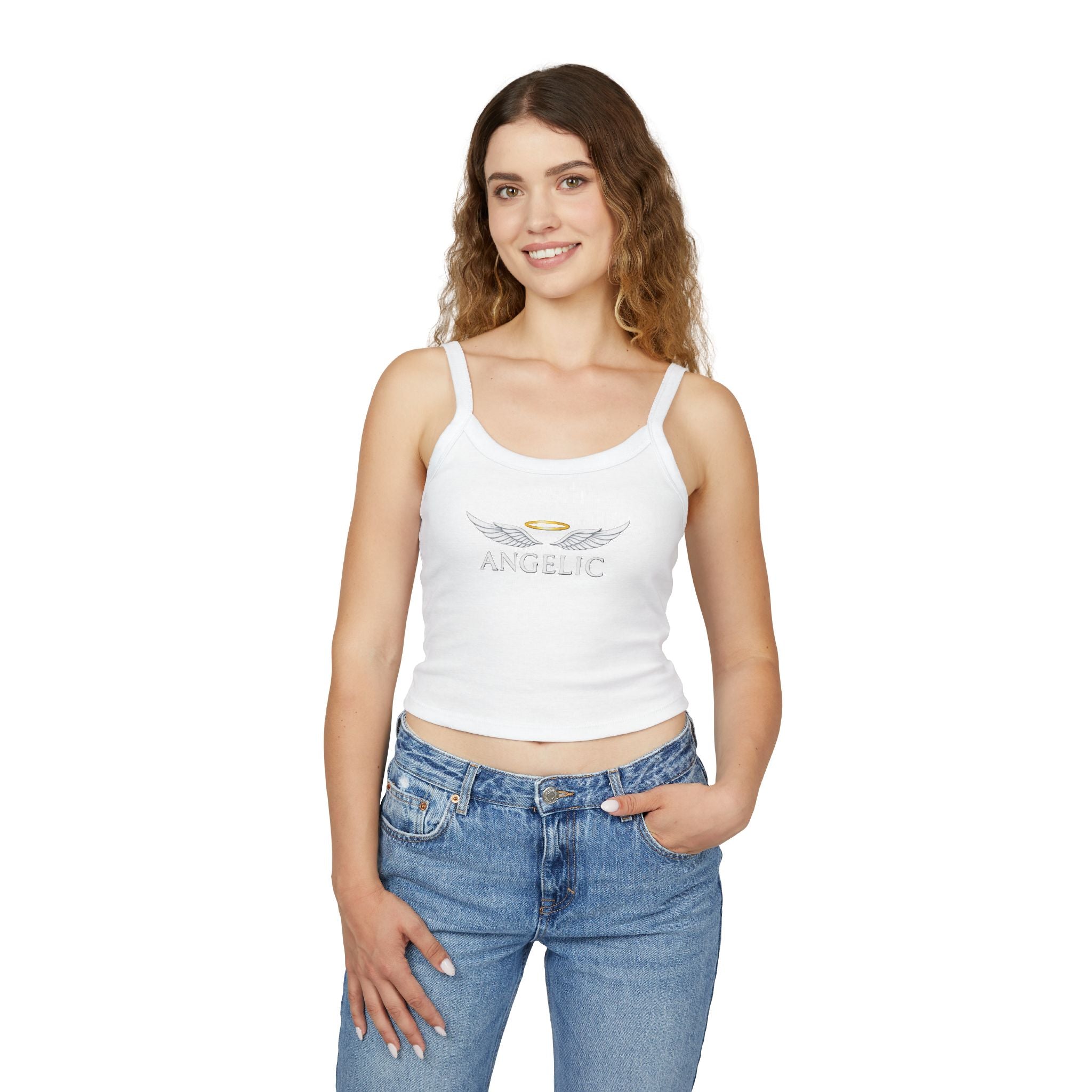 ANGELIC  — Women's Cropped Sleeveless top