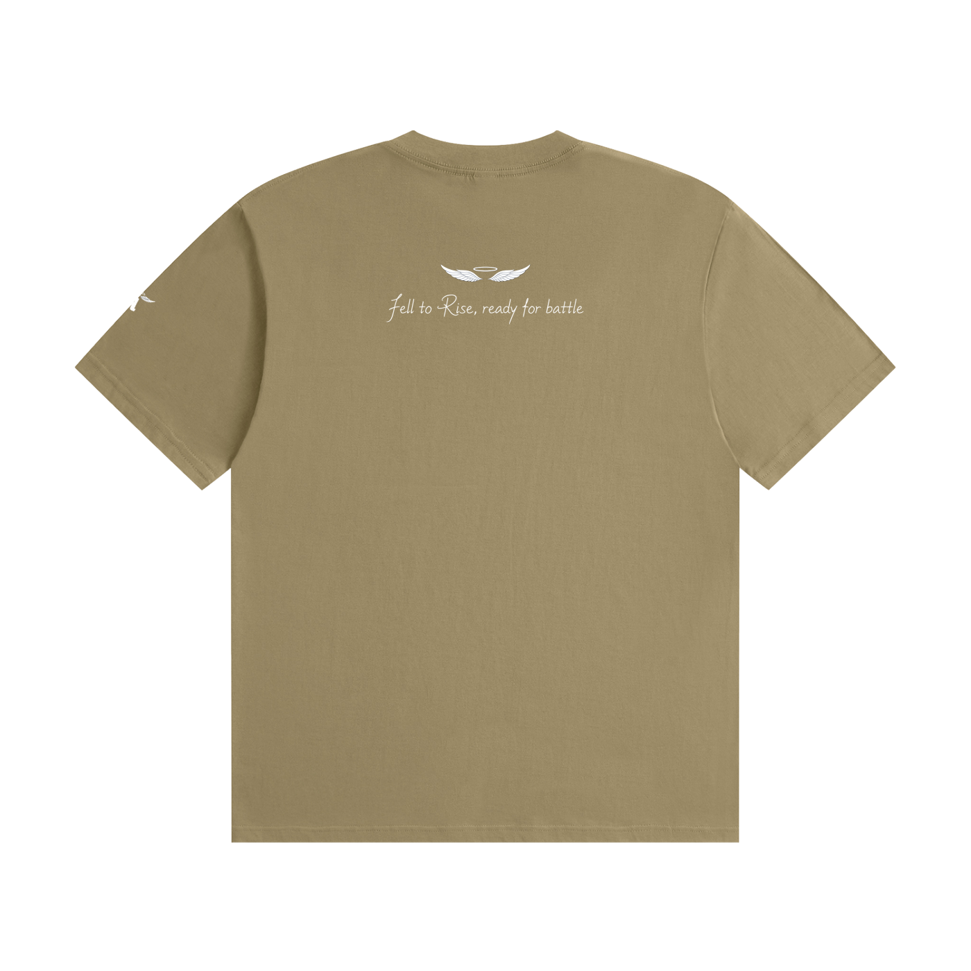 ANGELIC Plain “Fell to Rise” Cotton Tee