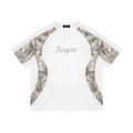 ANGELIC Half Camo White Tee