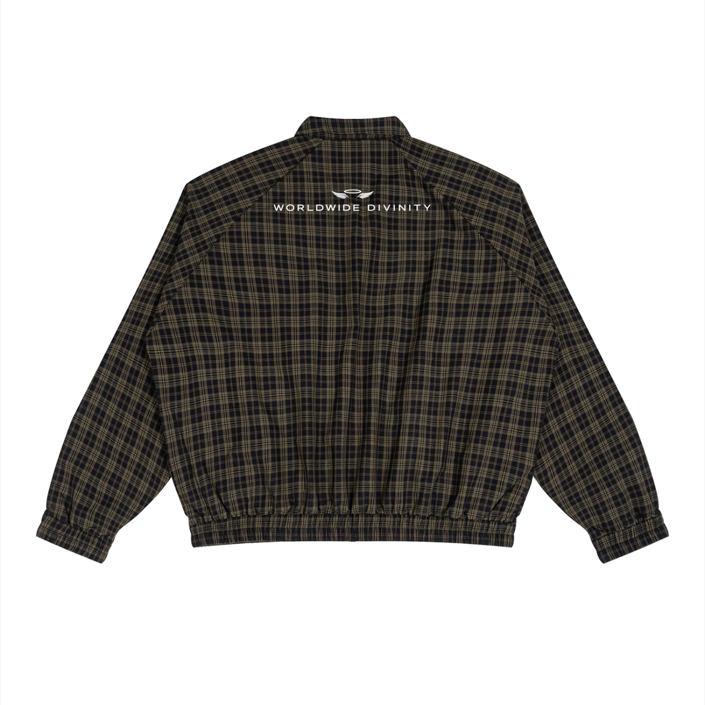 ANGELIC Plaid Worldwide Divinity Track Jacket