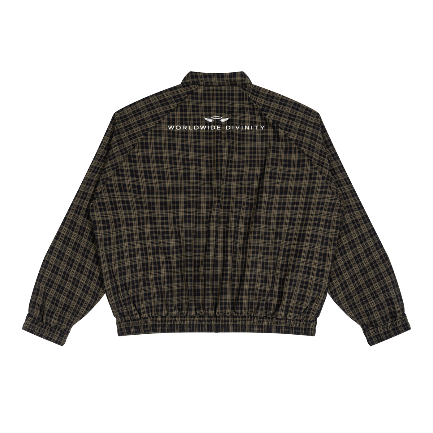 ANGELIC Plaid Worldwide Divinity Track Jacket