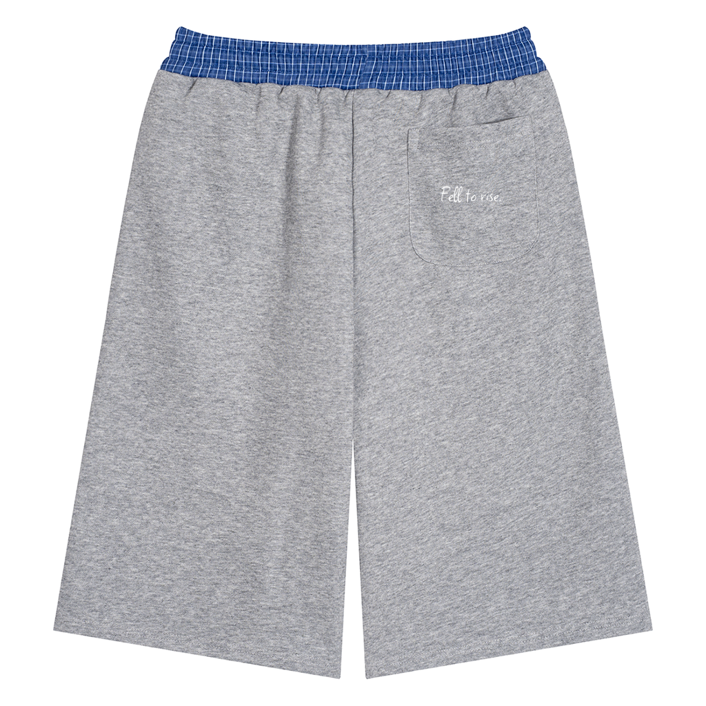 ANGELIC Plaid Waistband shorts "Fell to Rise"