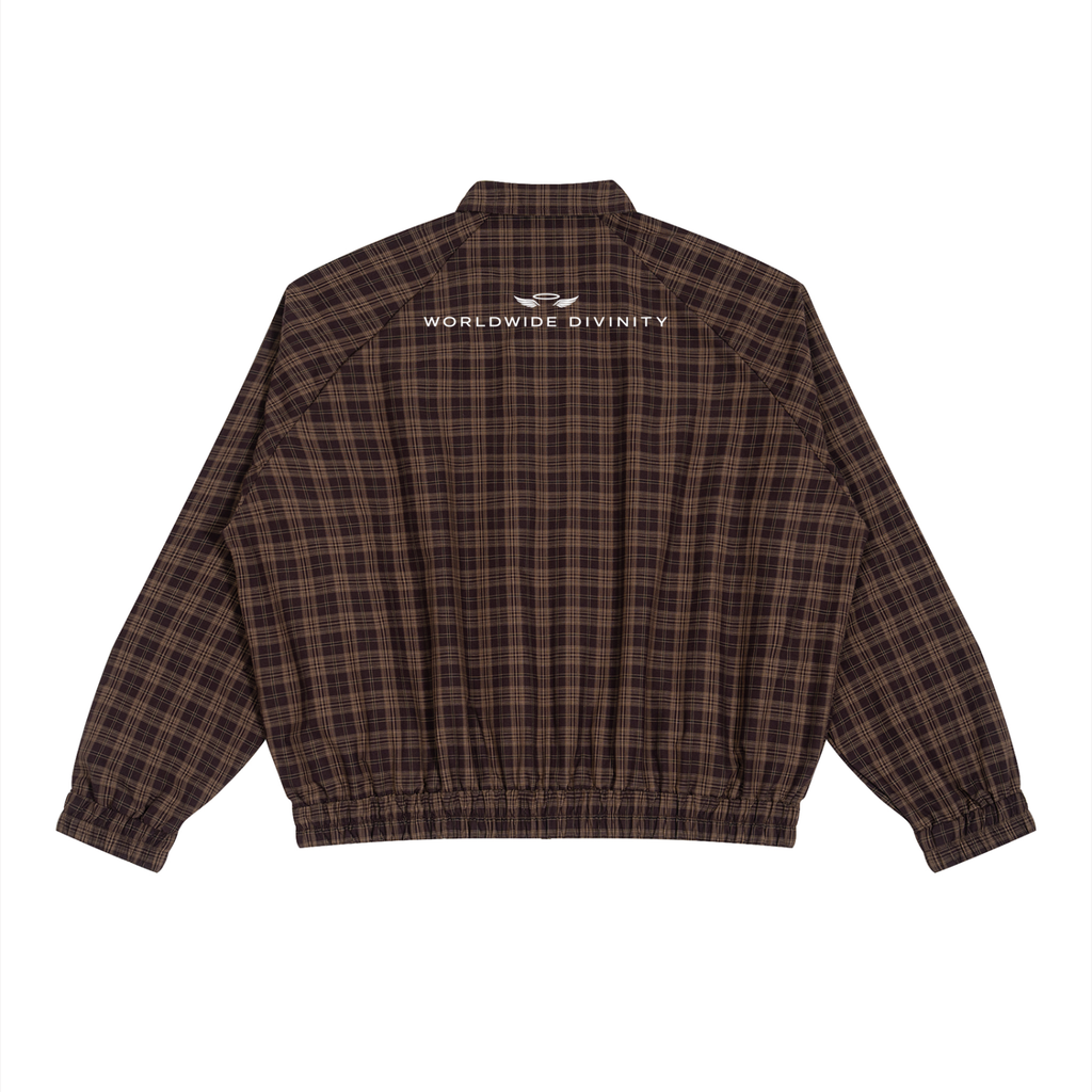 ANGELIC Plaid Worldwide Divinity Track Jacket