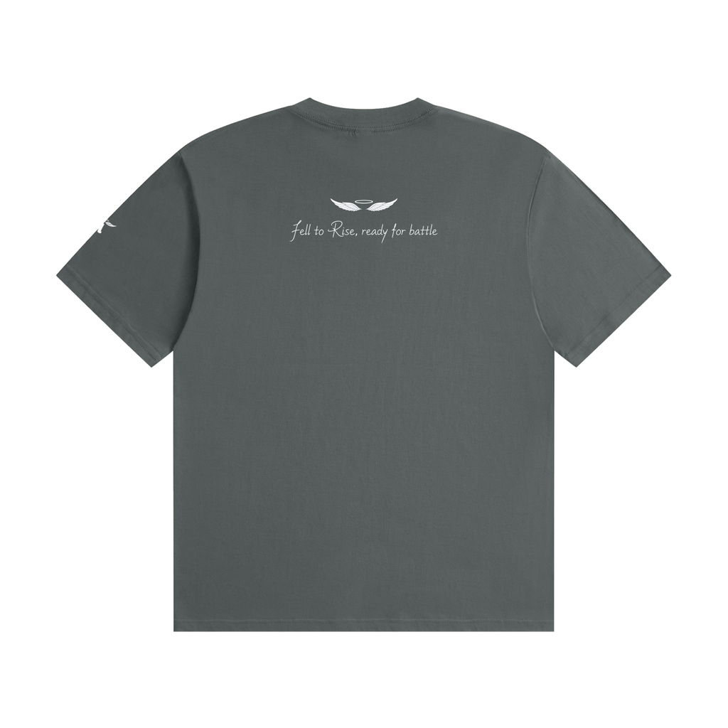 ANGELIC Plain “Fell to Rise” Cotton Tee