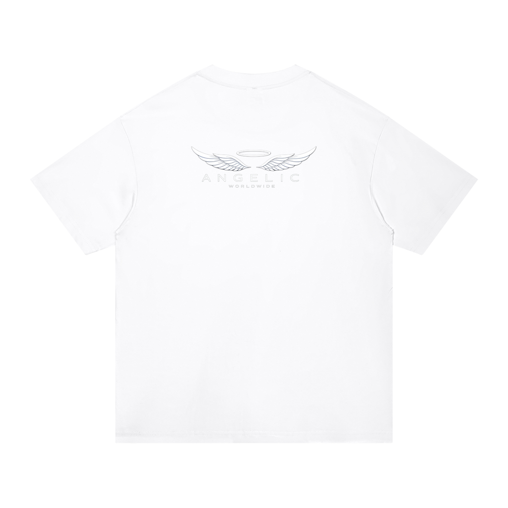 ANGELIC Worldwide Tee – Clean White