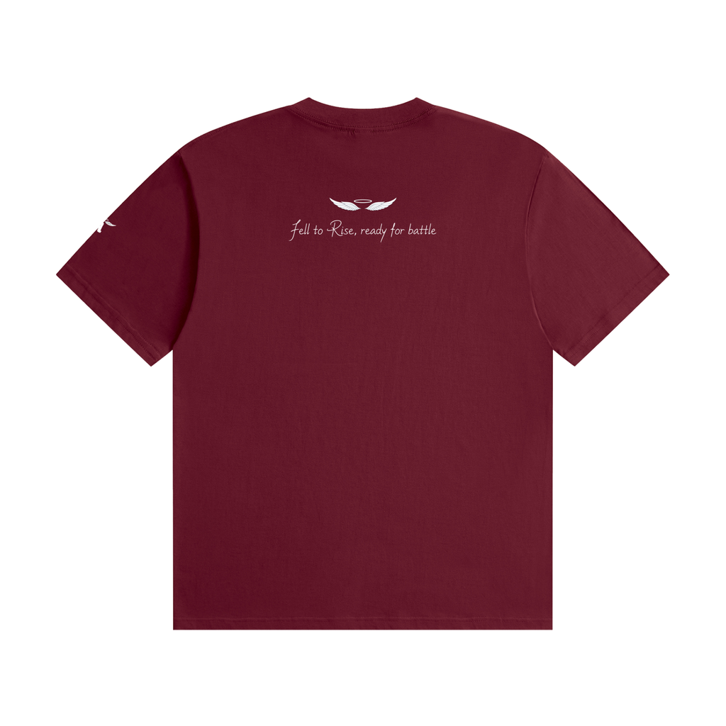 ANGELIC Plain “Fell to Rise” Cotton Tee