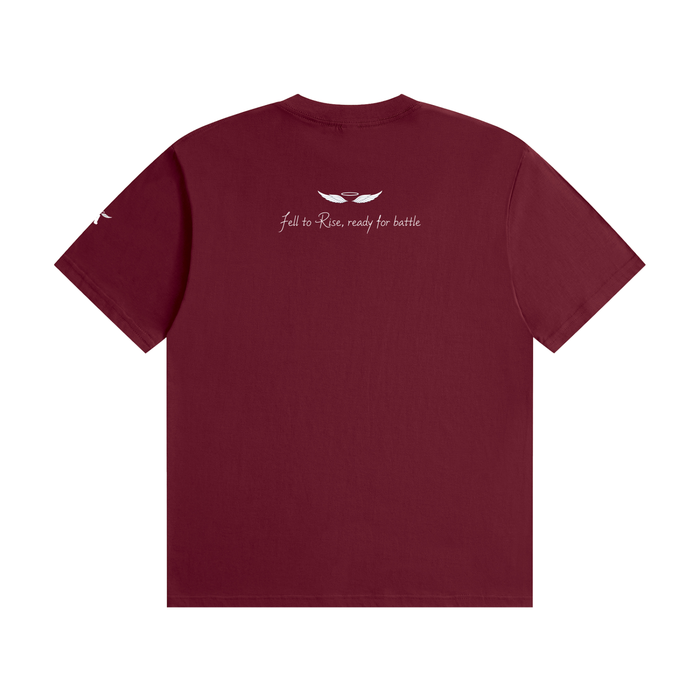 ANGELIC Plain “Fell to Rise” Cotton Tee