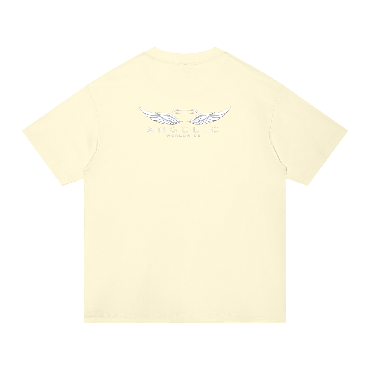 ANGELIC Worldwide Tee – Clean White