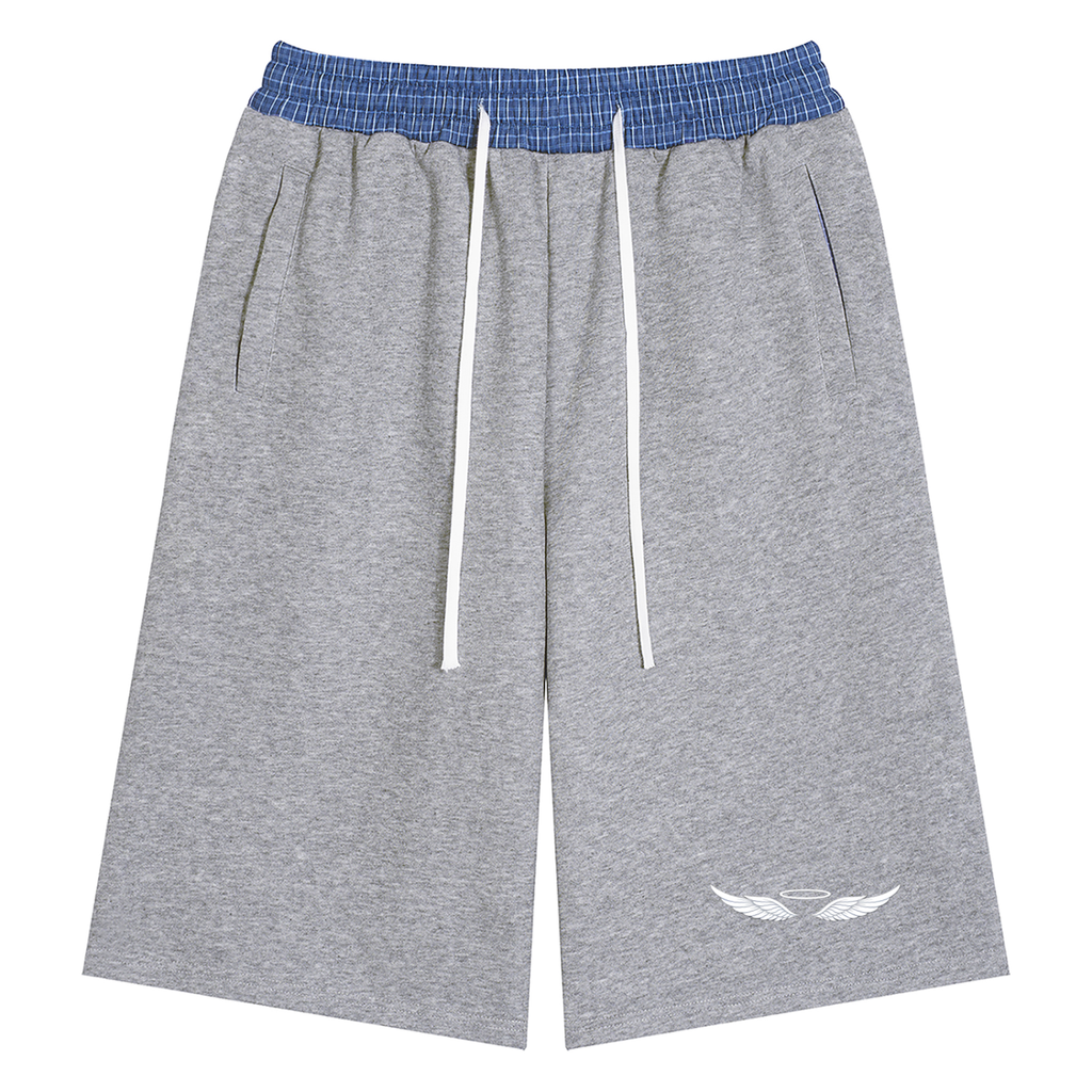 ANGELIC Plaid Waistband shorts "Fell to Rise"