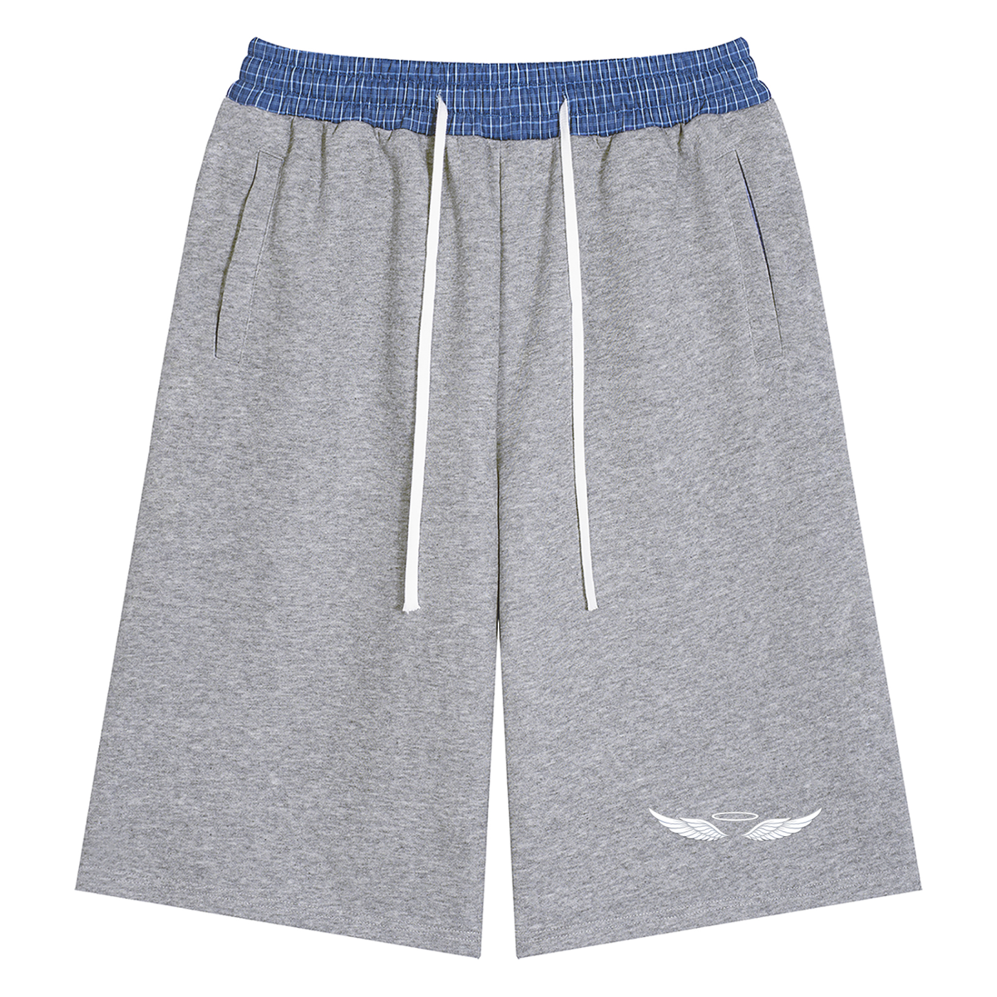 ANGELIC Plaid Waistband shorts "Fell to Rise"