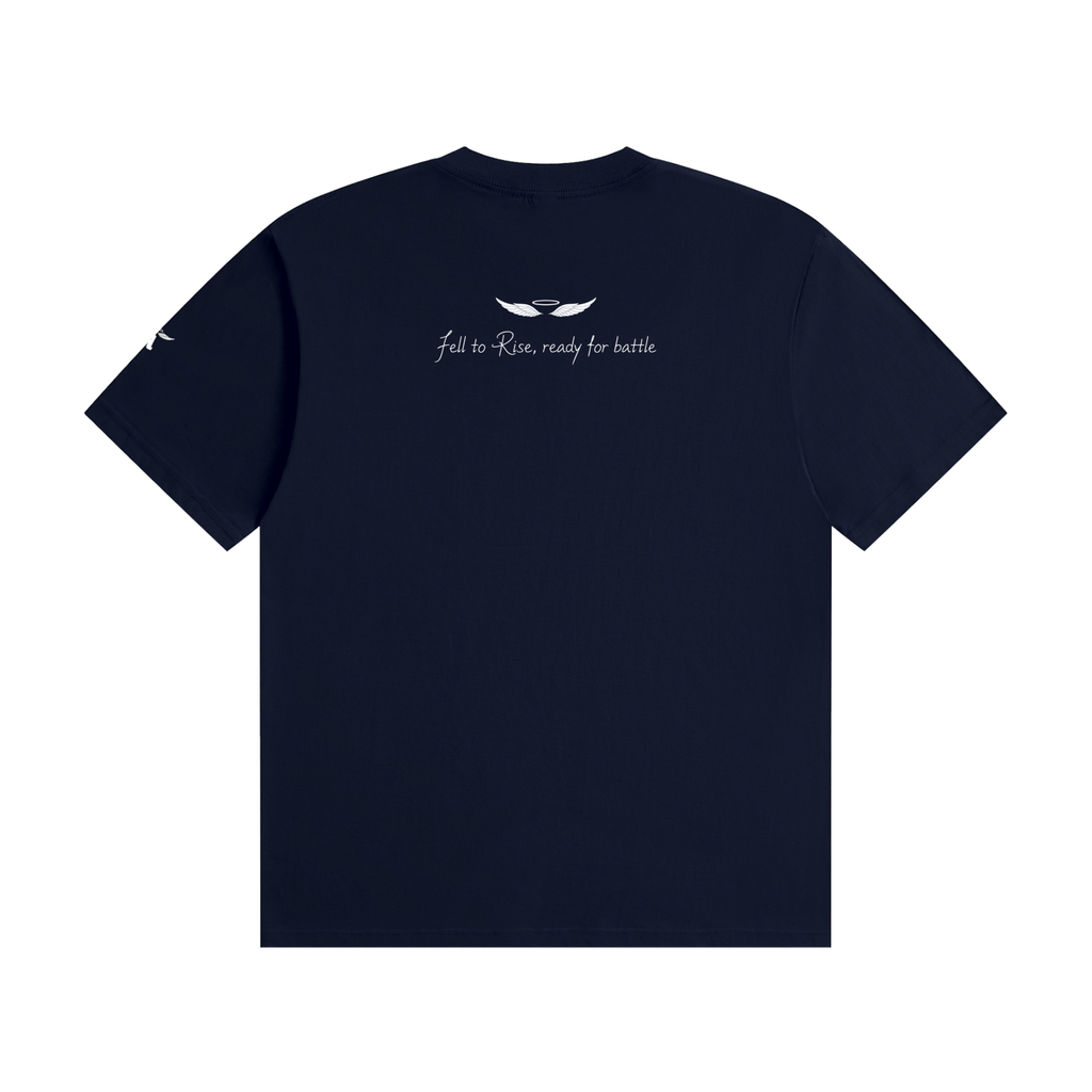 ANGELIC Plain “Fell to Rise” Cotton Tee