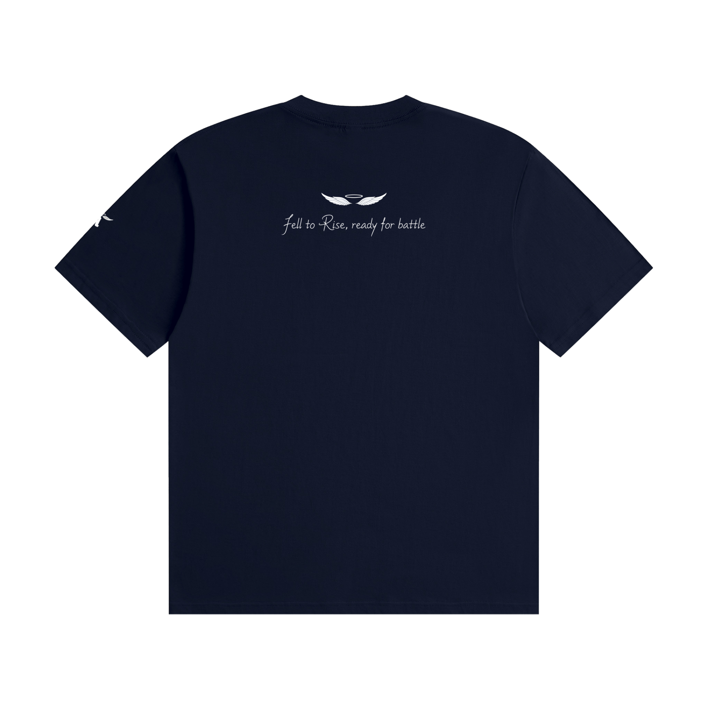 ANGELIC Plain “Fell to Rise” Cotton Tee