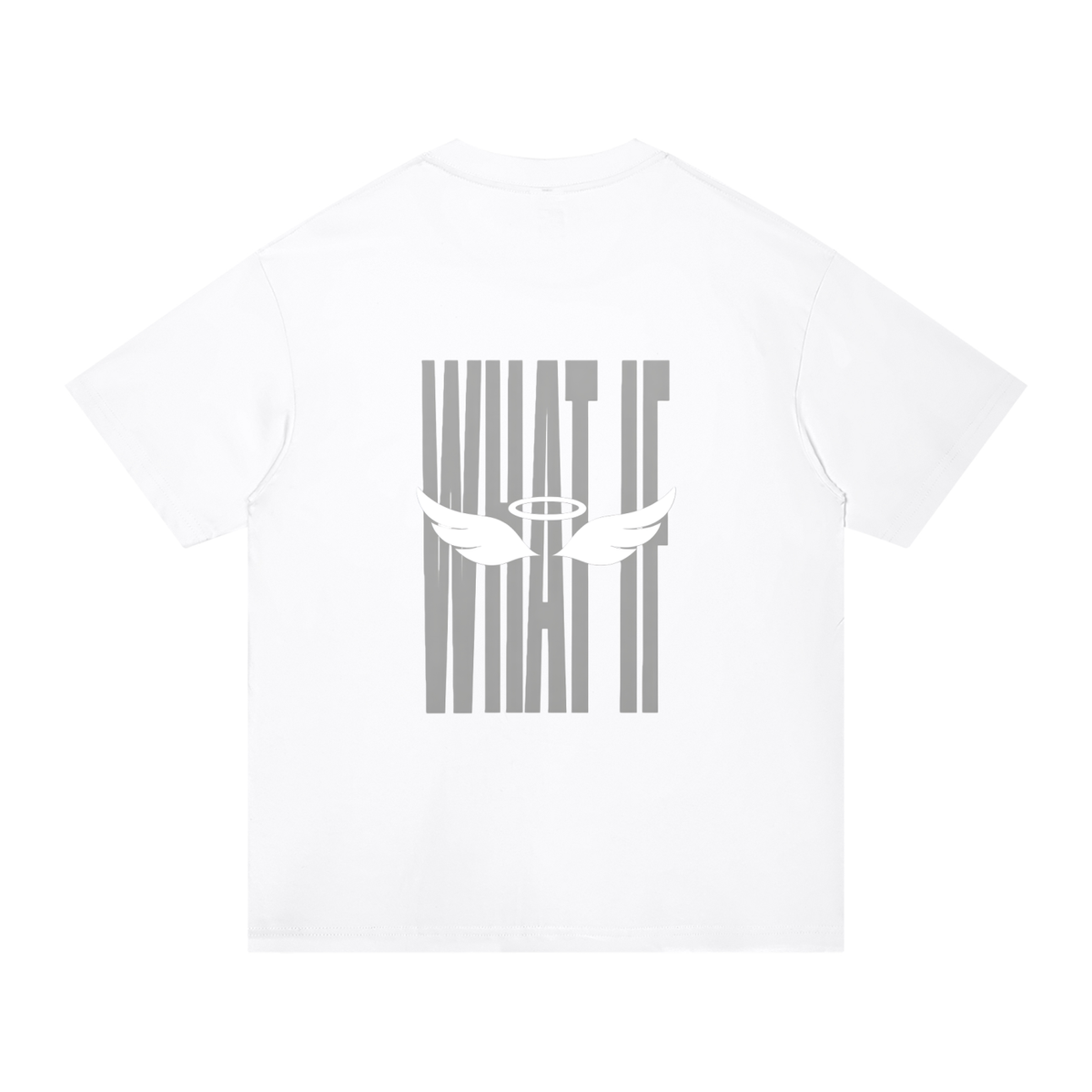 ANGELIC "WHAT IF" Tee – Minimal Graphic