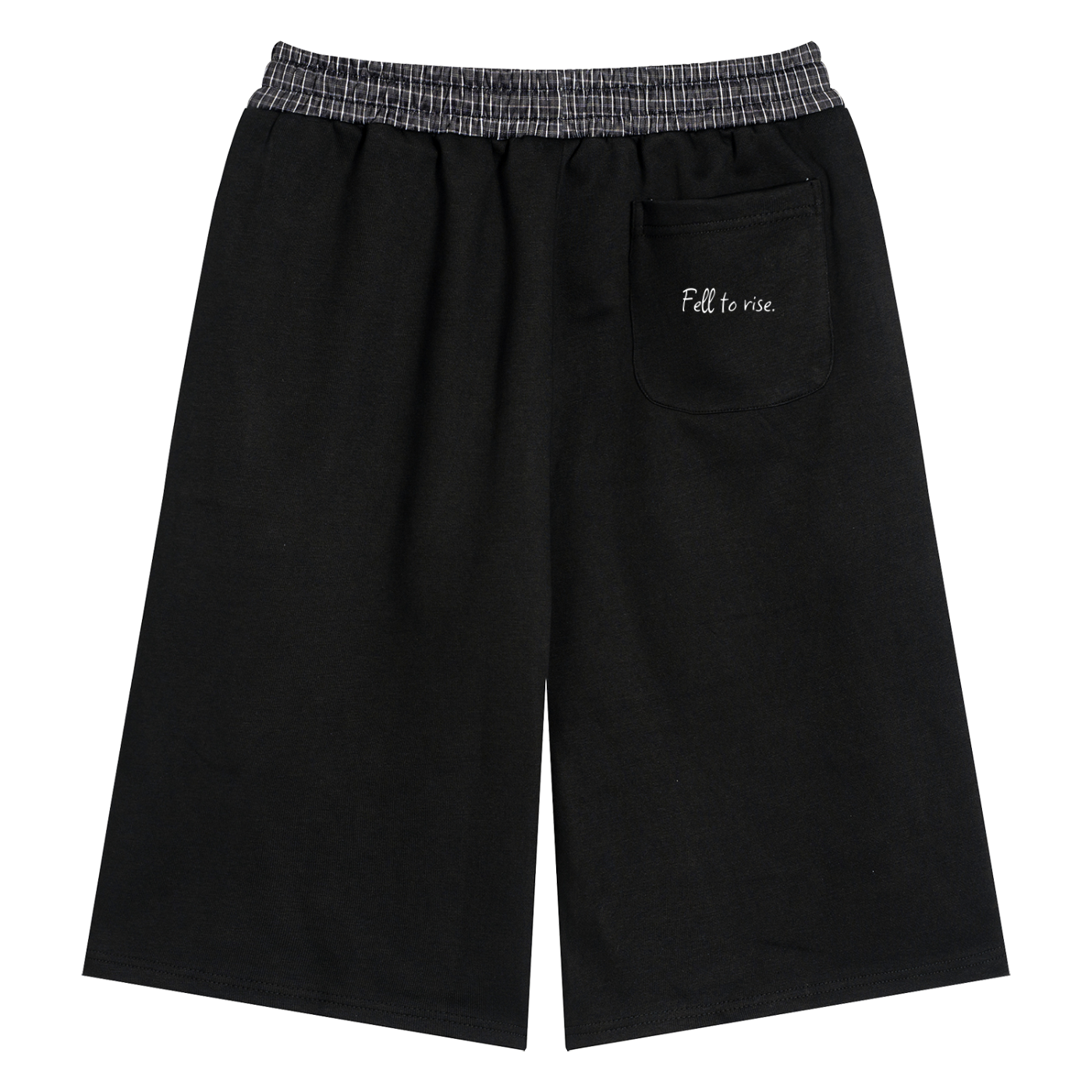ANGELIC Plaid Waistband shorts "Fell to Rise"