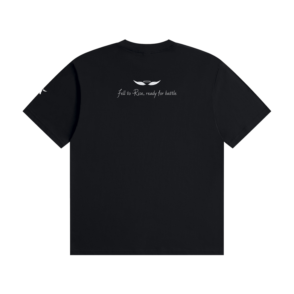 ANGELIC Plain “Fell to Rise” Cotton Tee