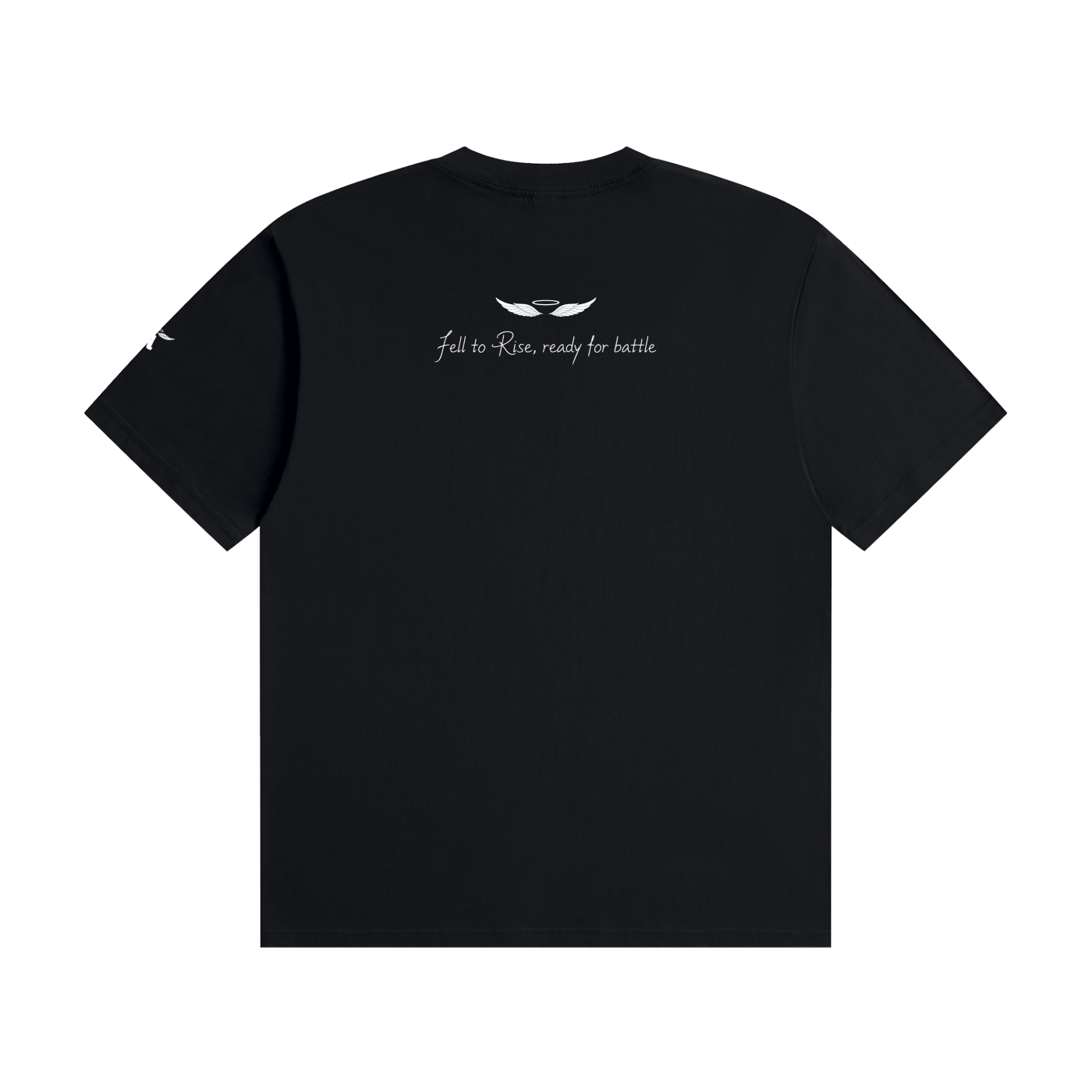 ANGELIC Plain “Fell to Rise” Cotton Tee