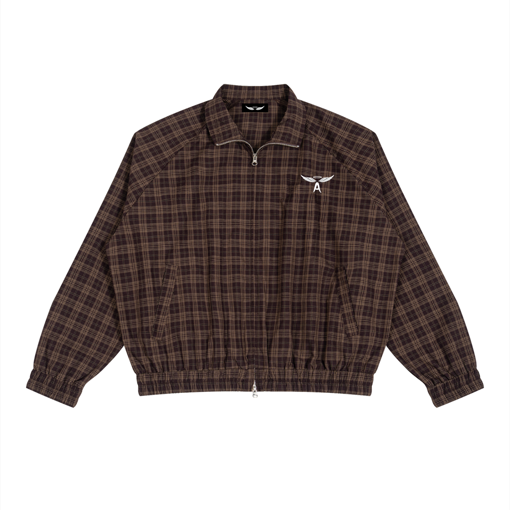 ANGELIC Plaid Worldwide Divinity Track Jacket