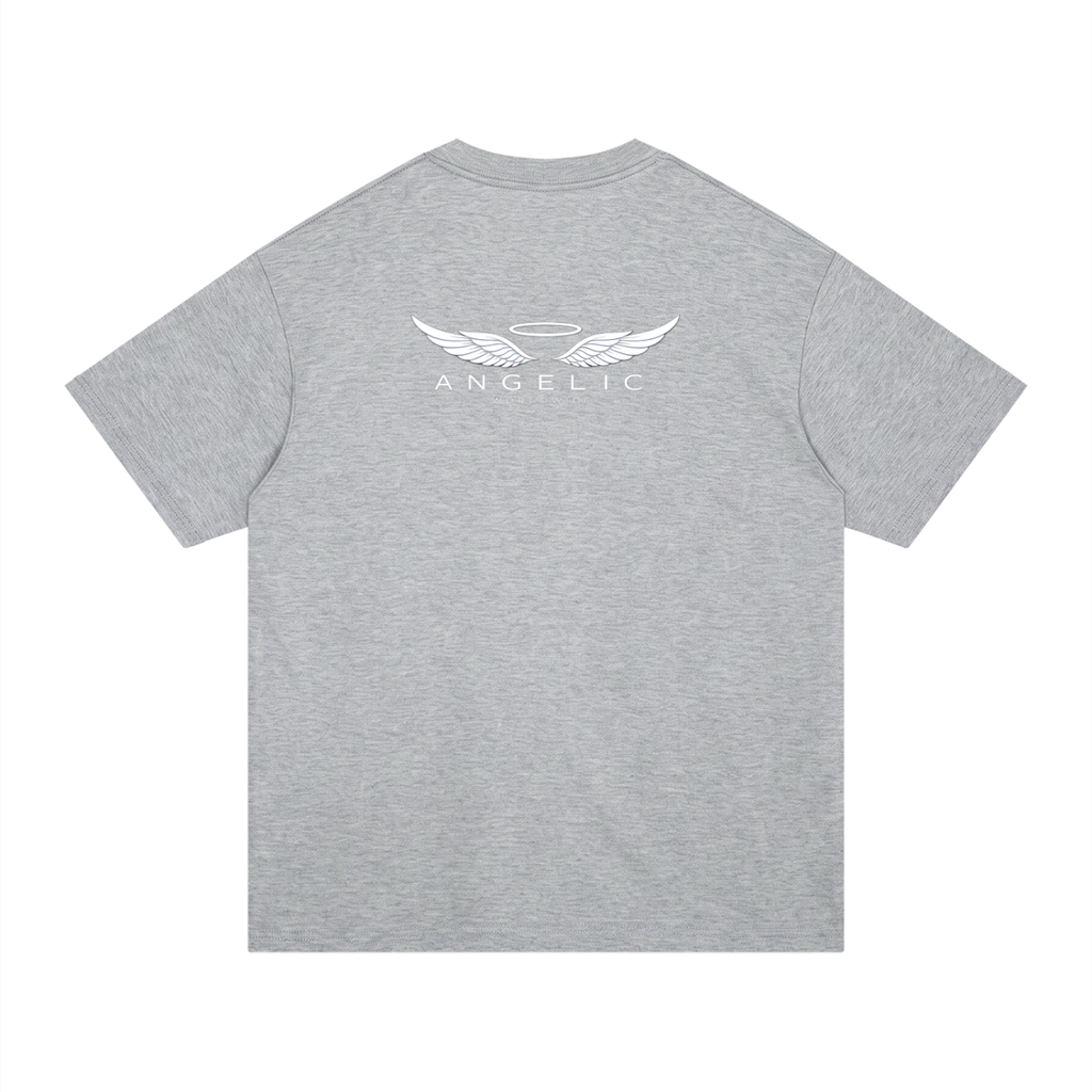 ANGELIC Worldwide Tee – Clean White
