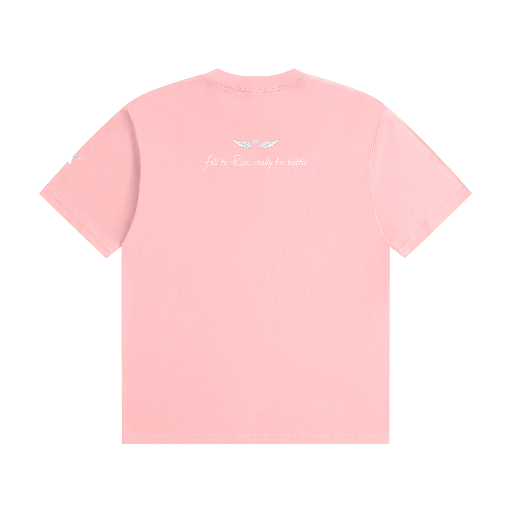 ANGELIC Plain “Fell to Rise” Cotton Tee