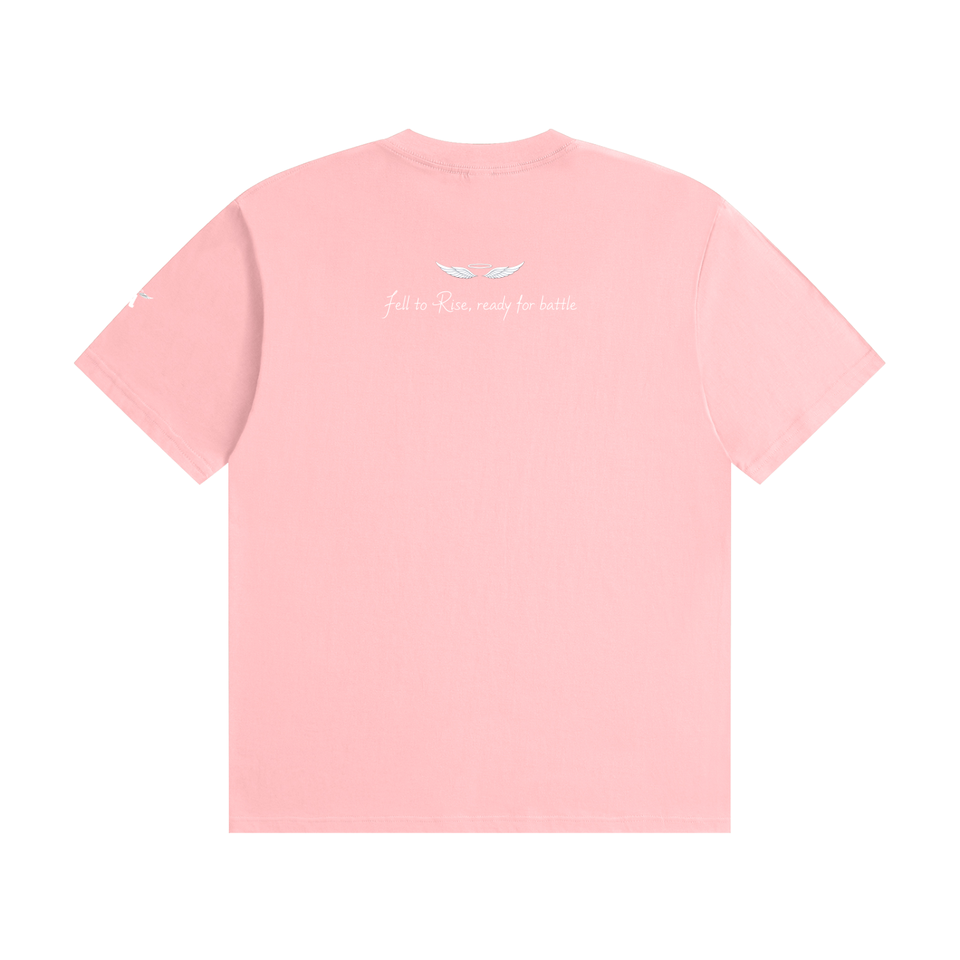 ANGELIC Plain “Fell to Rise” Cotton Tee