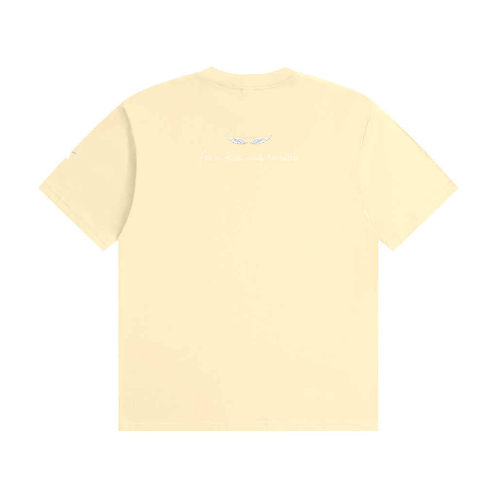 ANGELIC Plain “Fell to Rise” Cotton Tee