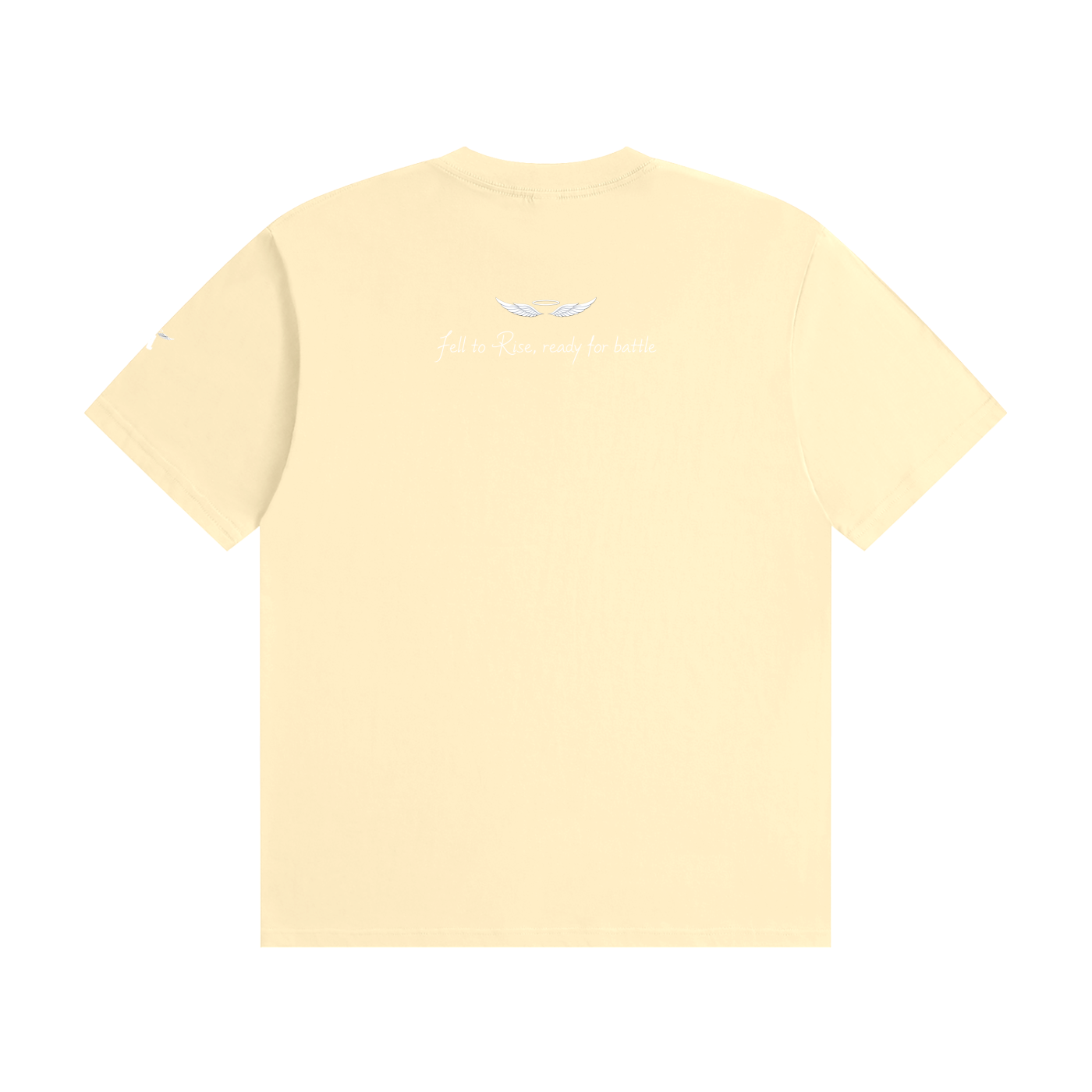 ANGELIC Plain “Fell to Rise” Cotton Tee