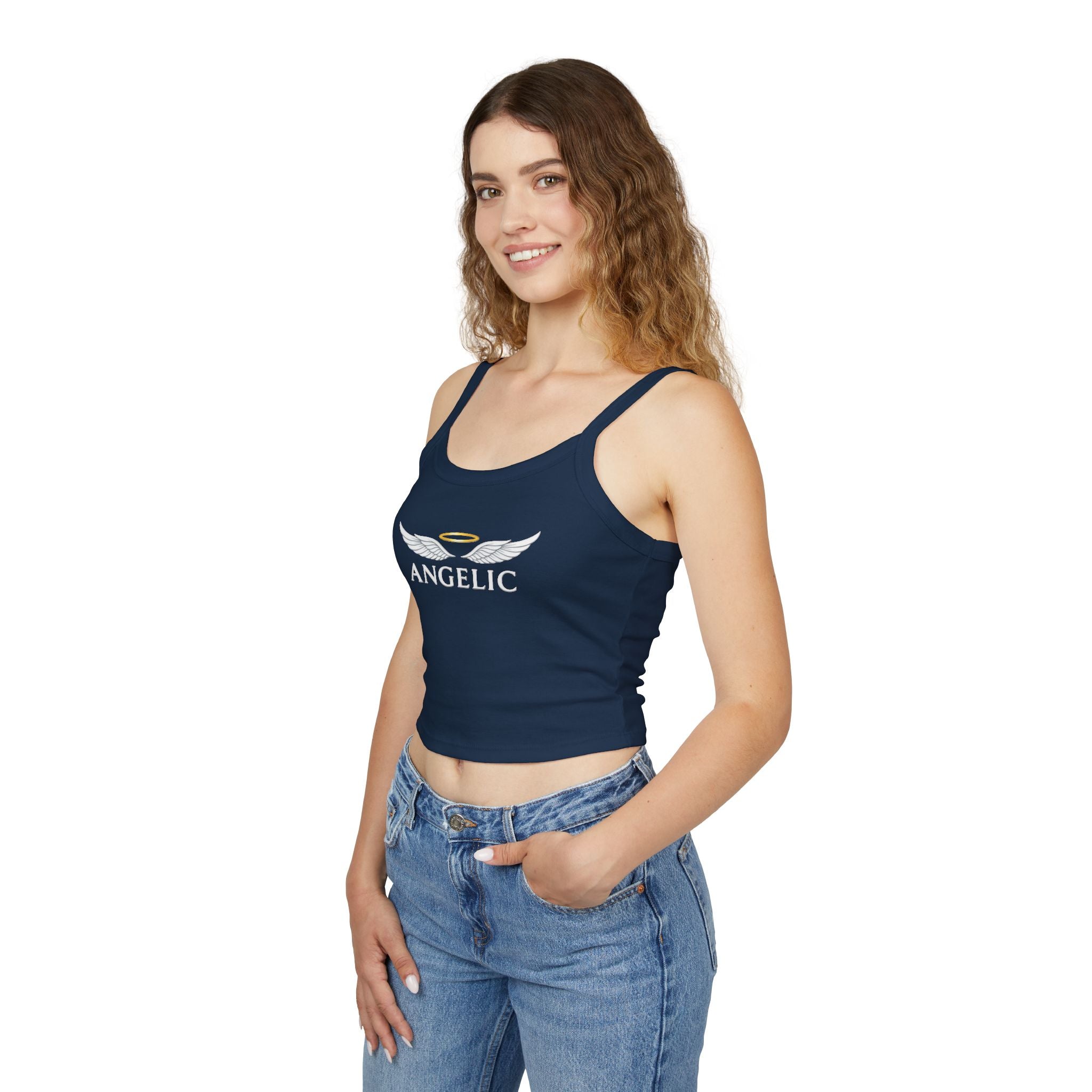 ANGELIC  — Women's Cropped Sleeveless top