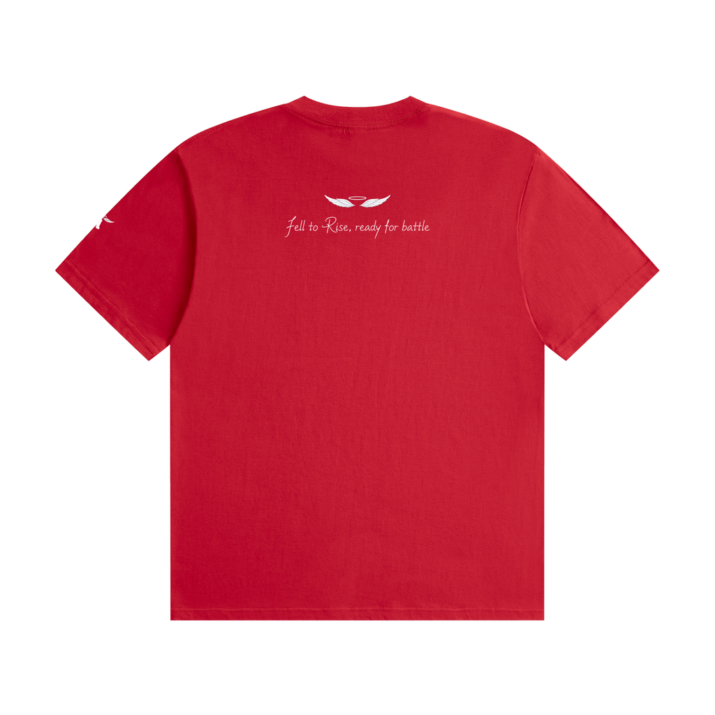 ANGELIC Plain “Fell to Rise” Cotton Tee