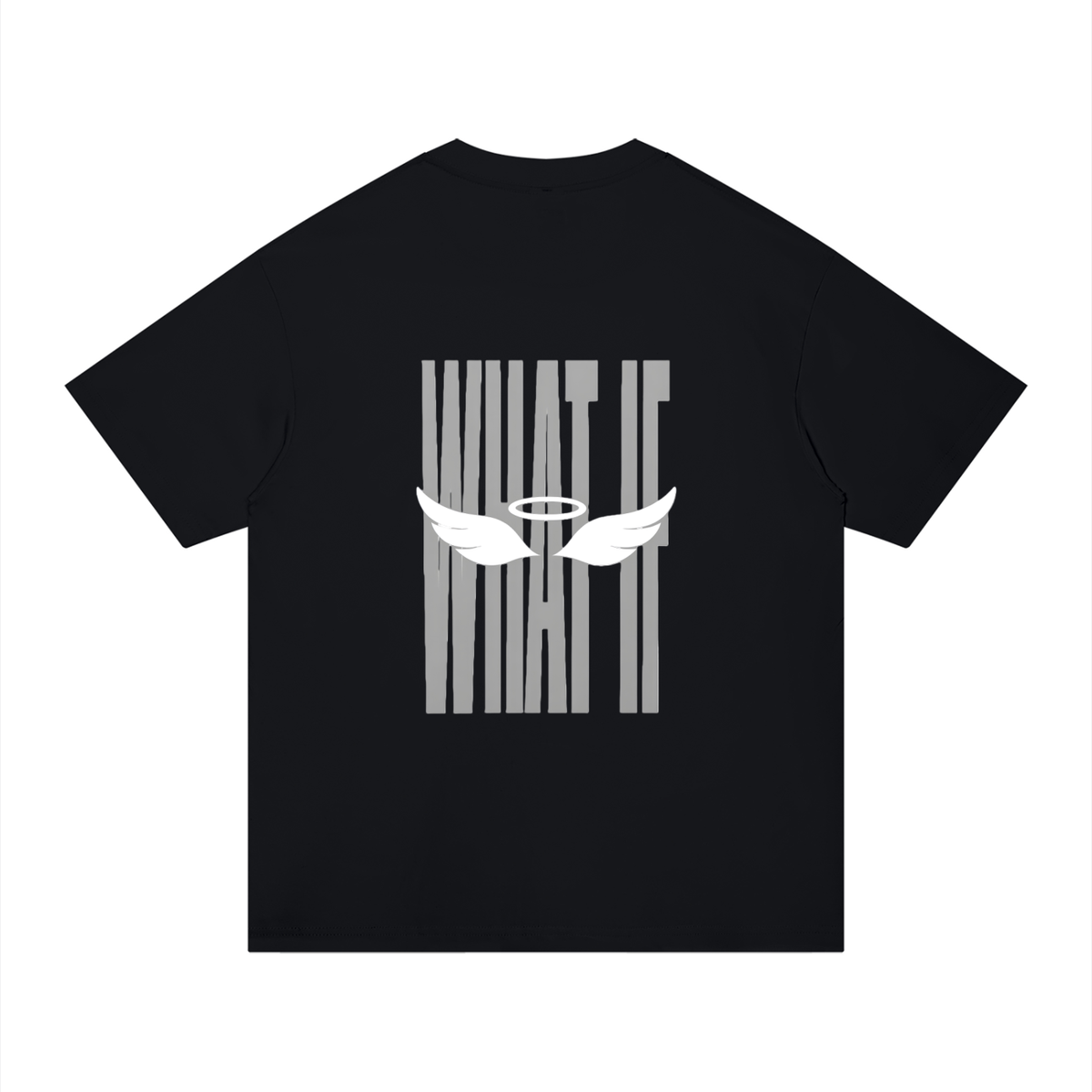 ANGELIC "WHAT IF" Tee – Minimal Graphic
