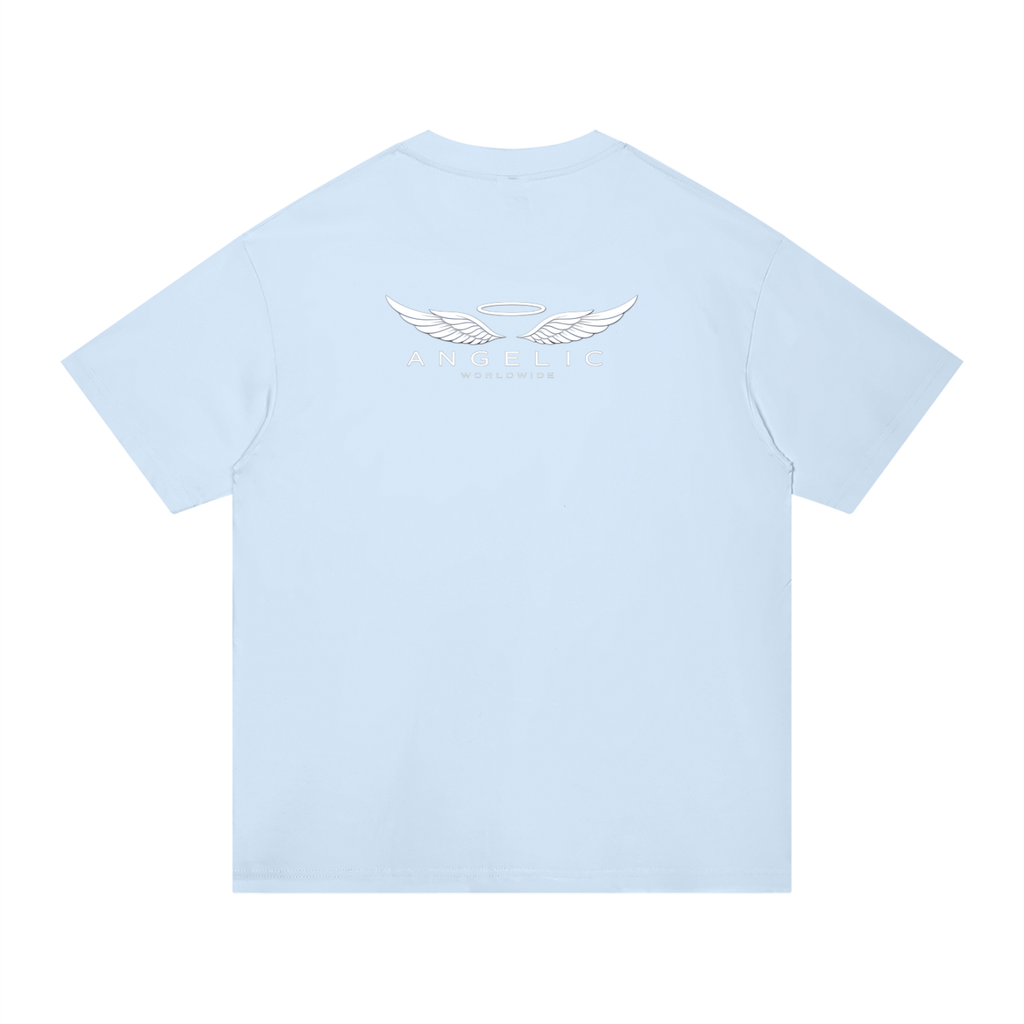 ANGELIC Worldwide Tee – Clean White