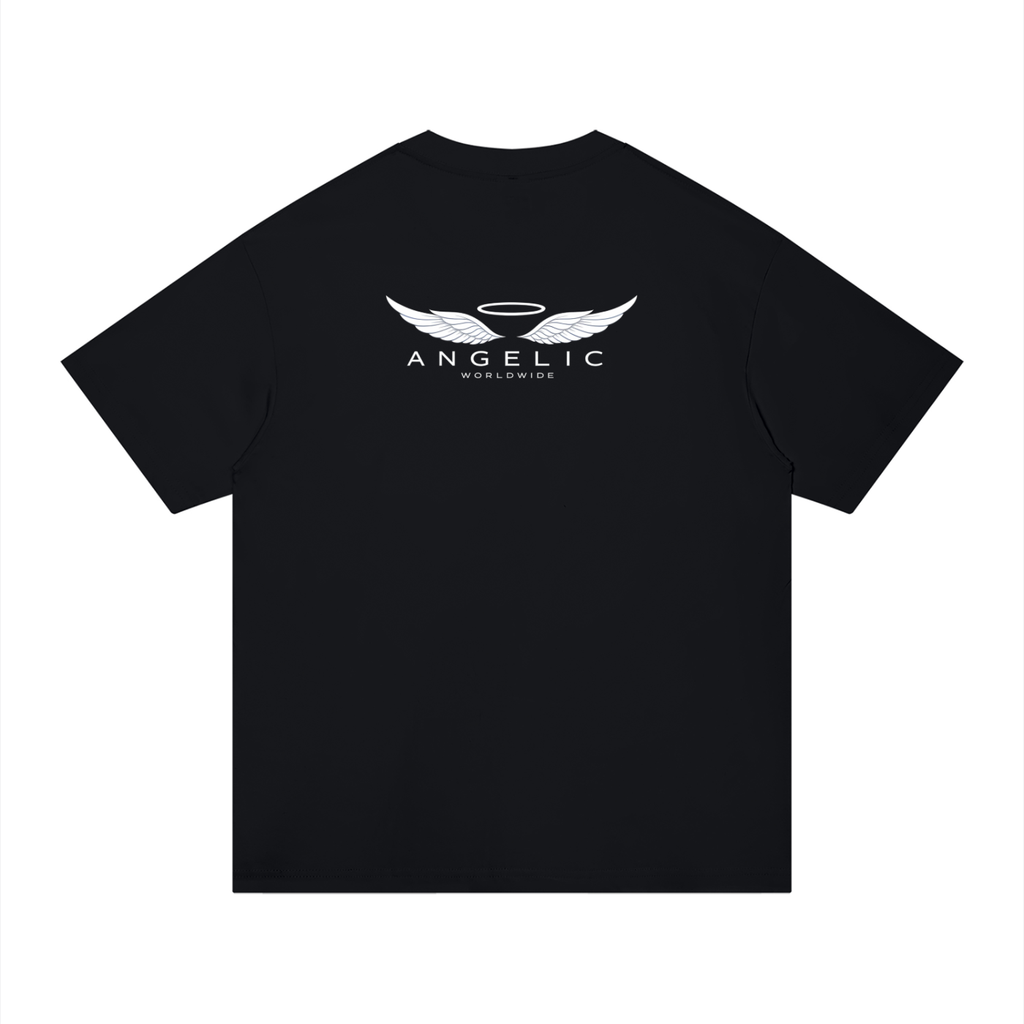 ANGELIC Worldwide Tee – Clean White