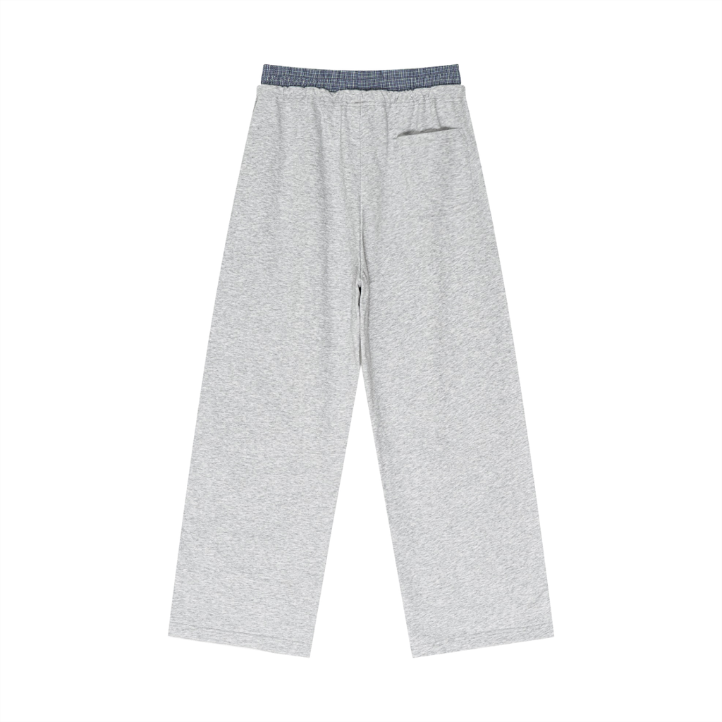 ANGELIC Plaid Waist Sweats – Straight baggy fit