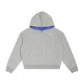 ANGELIC Contrast Plaid Premium Zip Hoodie
