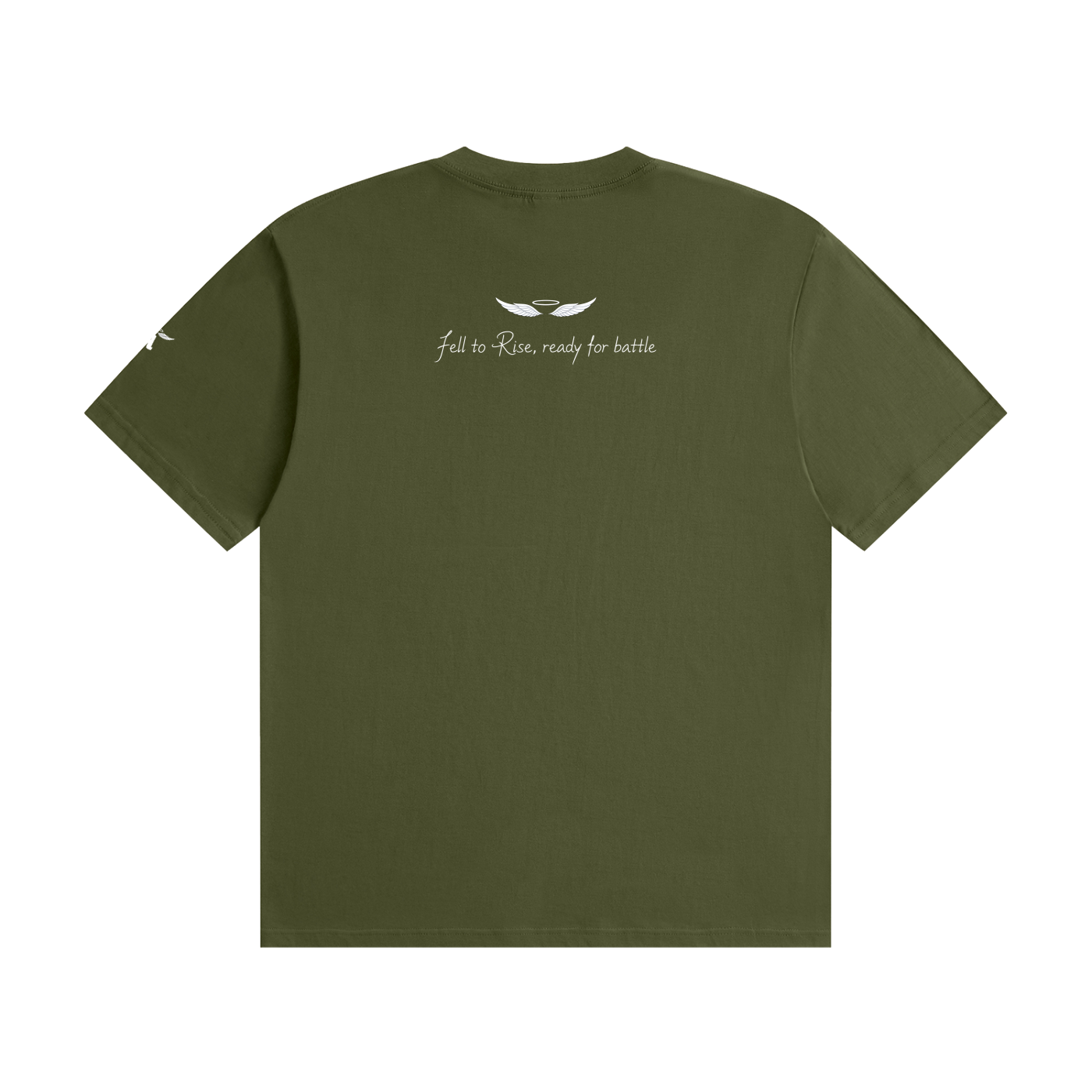 ANGELIC Plain “Fell to Rise” Cotton Tee