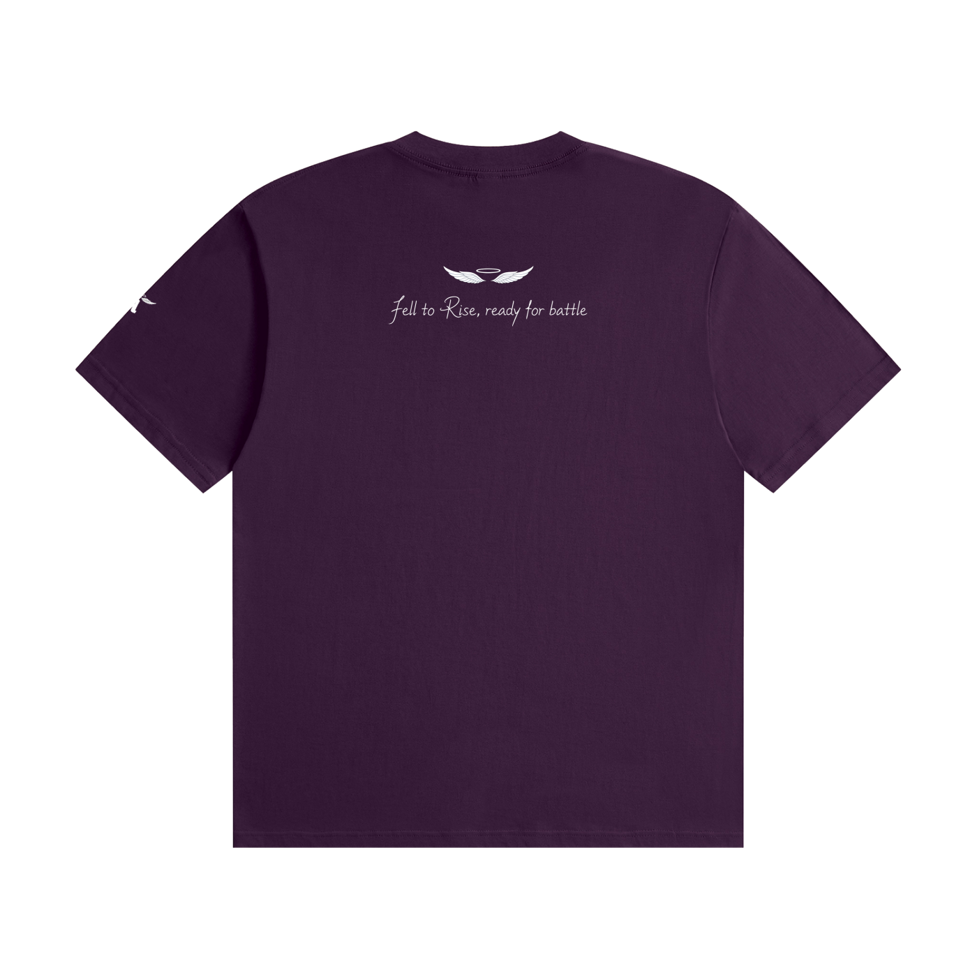 ANGELIC Plain “Fell to Rise” Cotton Tee