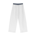 ANGELIC Plaid Waist Sweats – Straight baggy fit