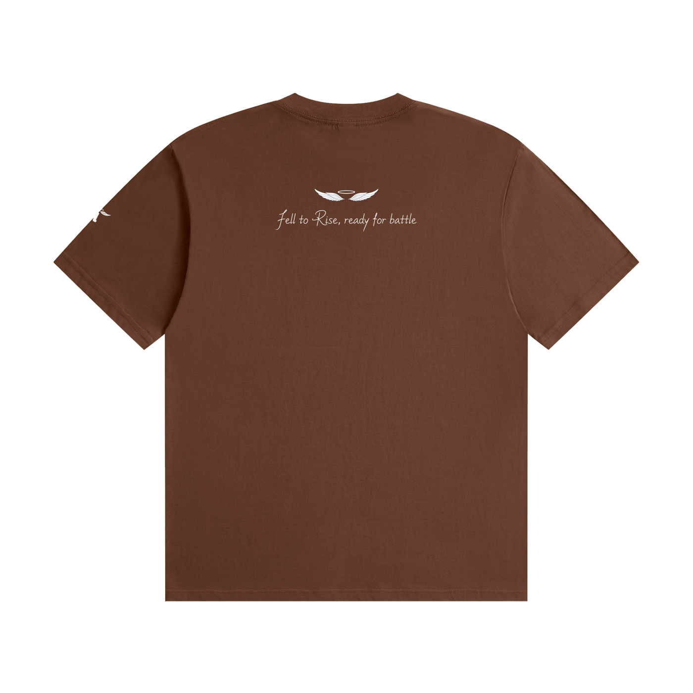 ANGELIC Plain “Fell to Rise” Cotton Tee