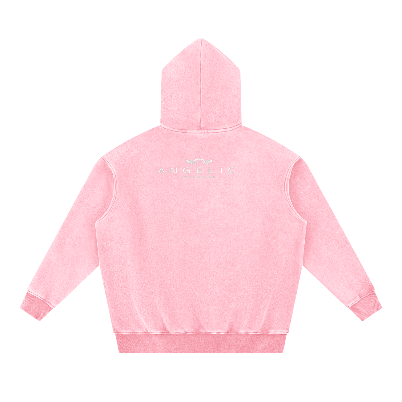 Snow Wash Fleece Oversize Hoodie