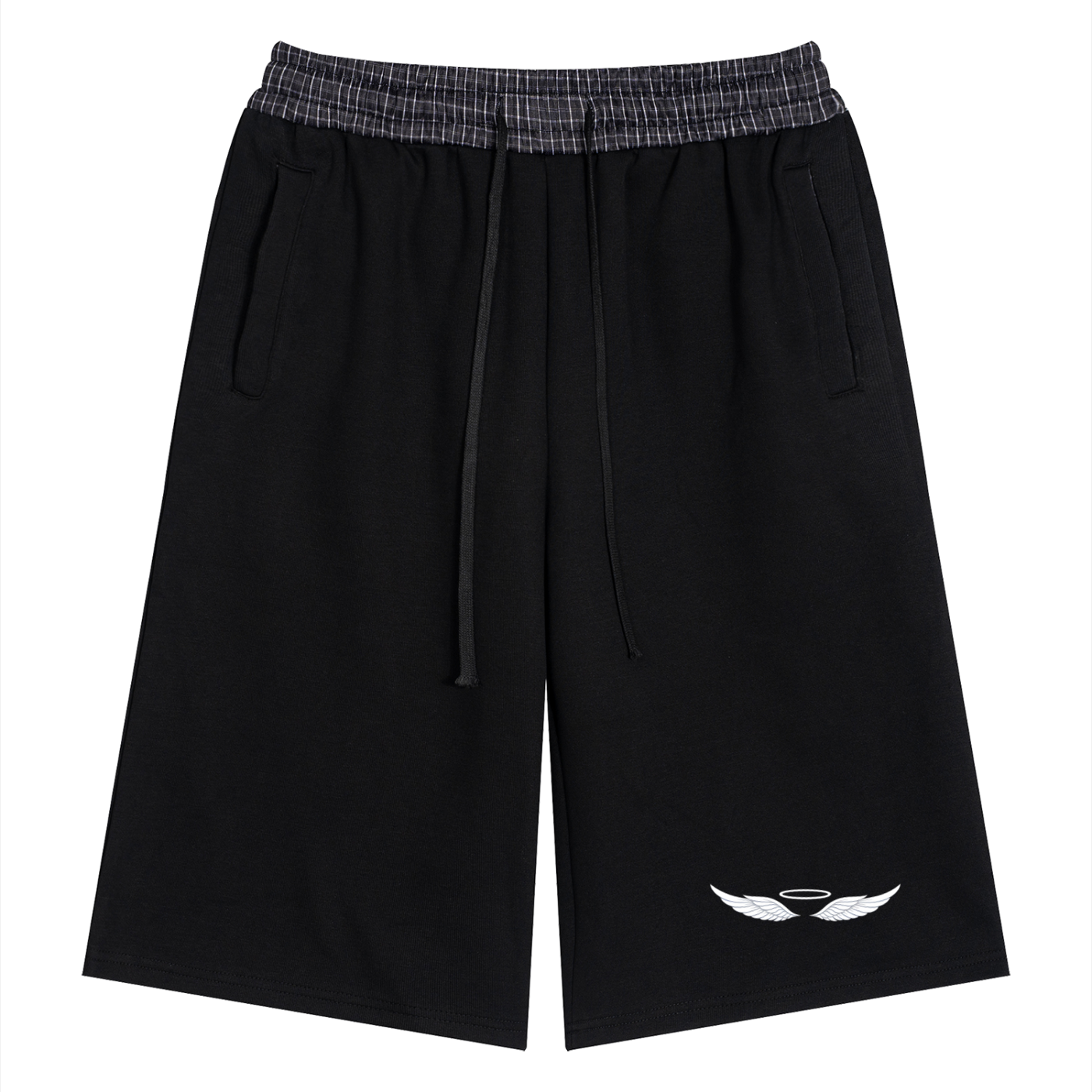 ANGELIC Plaid Waistband shorts "Fell to Rise"